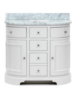 Meuble de Salle de bain de  Forme Arrondi | Mayfair 100 cm 