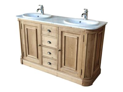 Meuble salle de Bain Monaco Chene Massif