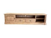 Meuble de TV Cottage 200  Pin Massif Ciré Miel