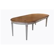 Table Ronde Extensible avec Rallonges bois Massif