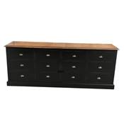 Commode 12 Tiroirs en Chataignier