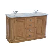 Meuble salle de Bain Monaco Chene Massif