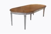 Table Ronde Extensible avec Rallonges bois Massif