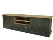 Meuble TV bois de Chêne /  Classique Morvan 220 cm 