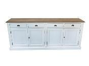 Buffet En Bois Massif Finition Provence Antiquaire | 220 cm long