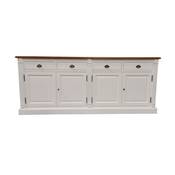 Buffet Bas 220 Hossegor en Bois / Plateau chene