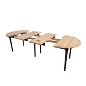 Table Ronde à Volets extensible