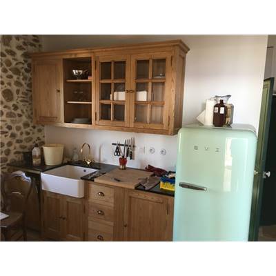 Element haut de cuisine Sur Mesure en Bois