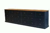 commode de Metiers 18 Tiroirs en pin