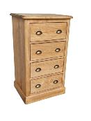 Petite Commode Hampton 4 Tiroirs en Pin Massif | 60