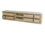 Grand meuble TV chêne Marly   | 300 cm de long