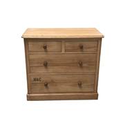 Commode Hampton en Pin des Landes 4 Tiroirs | 100