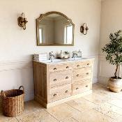 Meuble Salle de Bain  Cardiff en Chêne | 140