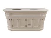 Meuble de Salle de Bain en Bois  Arrondi Kingston |180
