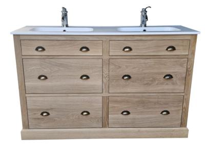 Meuble Salle de Bain  Cardiff en Chêne | 140