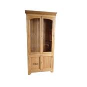 Bibliotheque En bois 2 portes vitrées