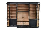 Grande Bibliotheque arrondie en Bois