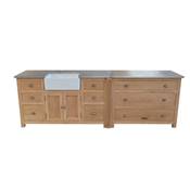 Meuble sous Evier de Cuisine 6 Tiroirs