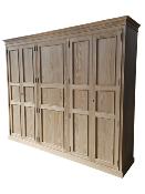 Dressing en bois massif  5 portes | 278 | DEMONTABLE