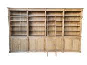 Bibliothèque Directoire 400 Long  avec échelle | chêne