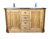 meuble Salle de Bain Monaco en bois massif | 150
