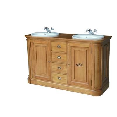 Meuble Salle De Bain Plateau Bois Massif