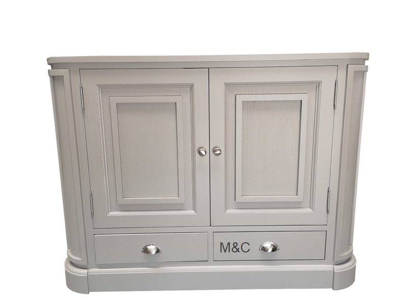 Etagère meuble vasque 120cm gris Monako - Stellameubles