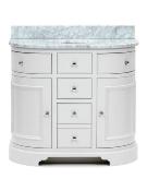 Meuble de Salle de bain de  Forme Arrondi | Mayfair 100 cm 