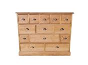 Commode de Mercerie 13 tiroirs en Pin