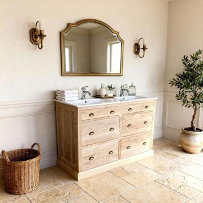 Meuble Salle de Bain  Cardiff en Chêne | 140