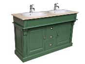 Meuble Salle de Bain Retro chic Vintage   en Bois | Biarritz 151