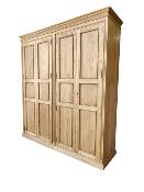 Armoire dressing 4 portes en bois massif | 208