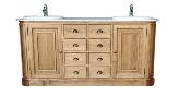 Grand Meuble Salle de Bain Monaco en Bois Massif | 185
