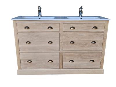 Meuble de salle de Bain Cardiff 4 Tiroirs en pin massif  | 141